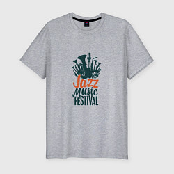 Футболка slim-fit Jazz - Festival, цвет: меланж