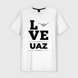 Футболка slim-fit UAZ Love Classic, цвет: белый