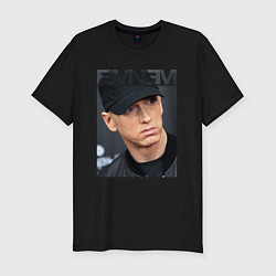 Футболка slim-fit Eminem фото, цвет: черный