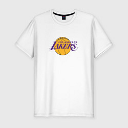 Футболка slim-fit Лос-Анджелес Лейкерс NBA, цвет: белый