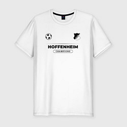 Мужская slim-футболка Hoffenheim Униформа Чемпионов