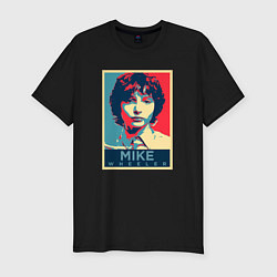 Футболка slim-fit Stranger Things Майк, цвет: черный