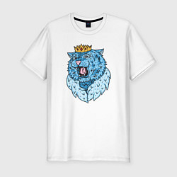 Мужская slim-футболка The King of the Ice Tigers