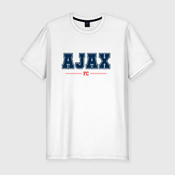 Футболка slim-fit Ajax FC Classic, цвет: белый