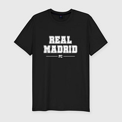 Футболка slim-fit Real Madrid Football Club Классика, цвет: черный
