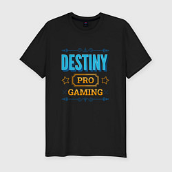 Футболка slim-fit Игра Destiny PRO Gaming, цвет: черный