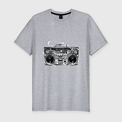 Футболка slim-fit Wu-Tang Boombox, цвет: меланж