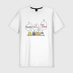 Футболка slim-fit HAPPY BIRTHDAY TO YOU, цвет: белый