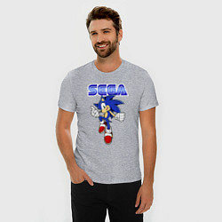 Футболка slim-fit SEGA - Sonic, цвет: меланж — фото 2