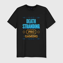 Футболка slim-fit Игра Death Stranding PRO Gaming, цвет: черный