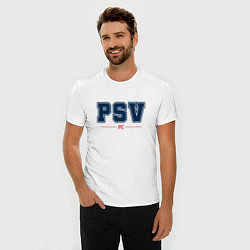 Футболка slim-fit PSV FC Classic, цвет: белый — фото 2