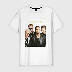 Футболка slim-fit Keep Calm and Enjoy the Silence - Depeche Mode, цвет: белый