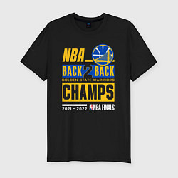 Футболка slim-fit GOLDEN STATE WARRIORS NBA CHAMPION, цвет: черный