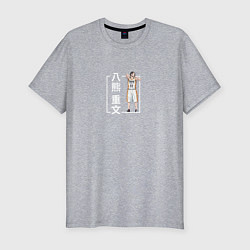 Футболка slim-fit Сигенобу Якума, цвет: меланж