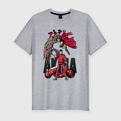 Футболка slim-fit Akira anime, цвет: меланж