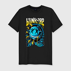 Футболка slim-fit Blink 182 - 20 years, цвет: черный