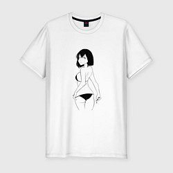 Мужская slim-футболка Manga Girl 18