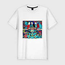 Мужская slim-футболка Beastie Boys hip hop