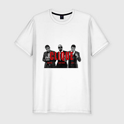 Мужская slim-футболка Popular rap artists
