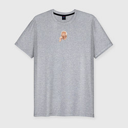 Футболка slim-fit Гарольд улыбается, цвет: меланж