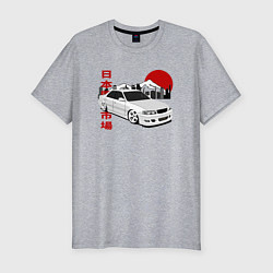 Футболка slim-fit Chaser JZX100 Tourer V, цвет: меланж