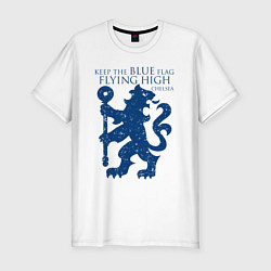 Футболка slim-fit FC Chelsea Lion, цвет: белый