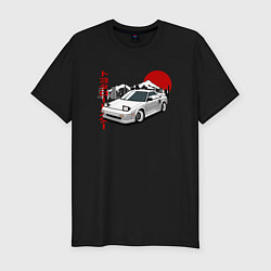 Мужская slim-футболка Toyota Mr2 w10