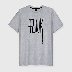 Футболка slim-fit Punk, цвет: меланж