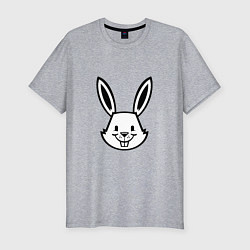 Футболка slim-fit Bunny Funny, цвет: меланж