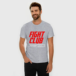 Футболка slim-fit Fight club boxing, цвет: меланж — фото 2