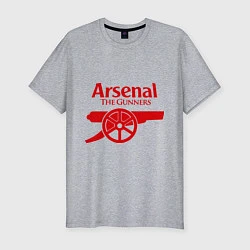 Футболка slim-fit Arsenal: The gunners, цвет: меланж