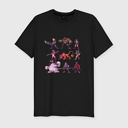 Футболка slim-fit Final Fantasy 7 Pixelart, цвет: черный