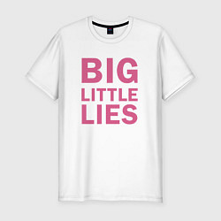 Футболка slim-fit Big Little Lies logo, цвет: белый