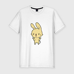 Футболка slim-fit Rabbit Cool, цвет: белый