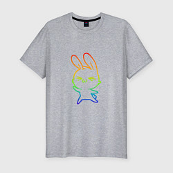Футболка slim-fit Color Rabbit, цвет: меланж