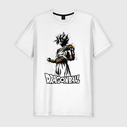 Мужская slim-футболка Dragon Ball - Goku Son - Герой