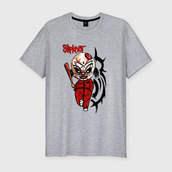 Мужская slim-футболка Slipknot fan