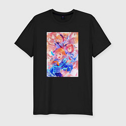 Футболка slim-fit Liella idols - Love Live Superstar, цвет: черный