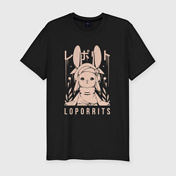Мужская slim-футболка Loporrits Moon Tribe
