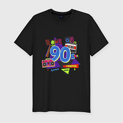 Футболка slim-fit Best of 90s, цвет: черный