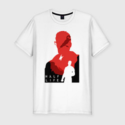 Мужская slim-футболка Half life - Freeman