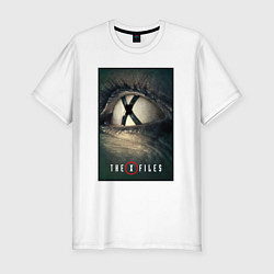 Мужская slim-футболка X - Files poster