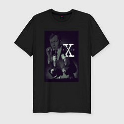 Мужская slim-футболка X poster