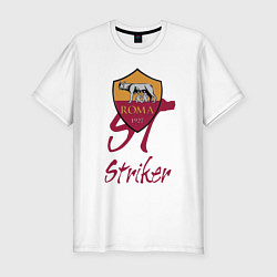 Мужская slim-футболка Roma -Italy - Striker