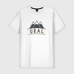Футболка slim-fit URAL, цвет: белый