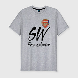 Футболка slim-fit Arsenal - sweeper - England - London, цвет: меланж