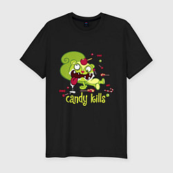 Футболка slim-fit Nutty - candy kills, цвет: черный