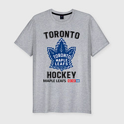 Футболка slim-fit Торонто нхл, цвет: меланж