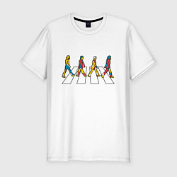 Футболка slim-fit Beatles team, цвет: белый