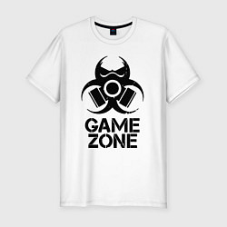 Футболка slim-fit Game zone, цвет: белый